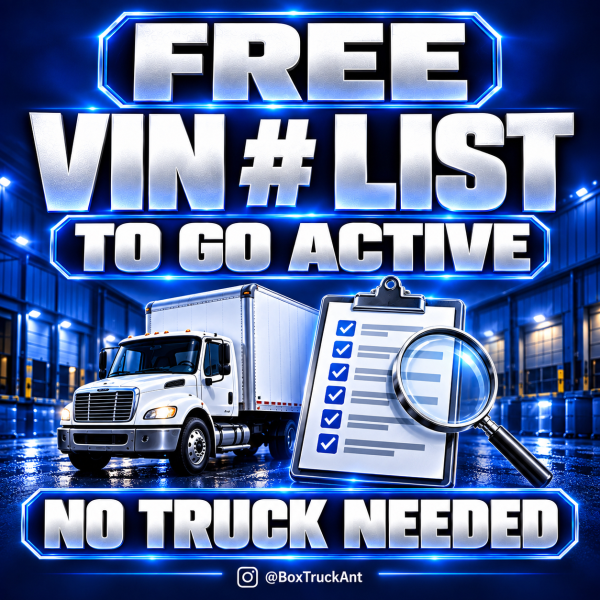 FREE VIN List to Activate Your Authority